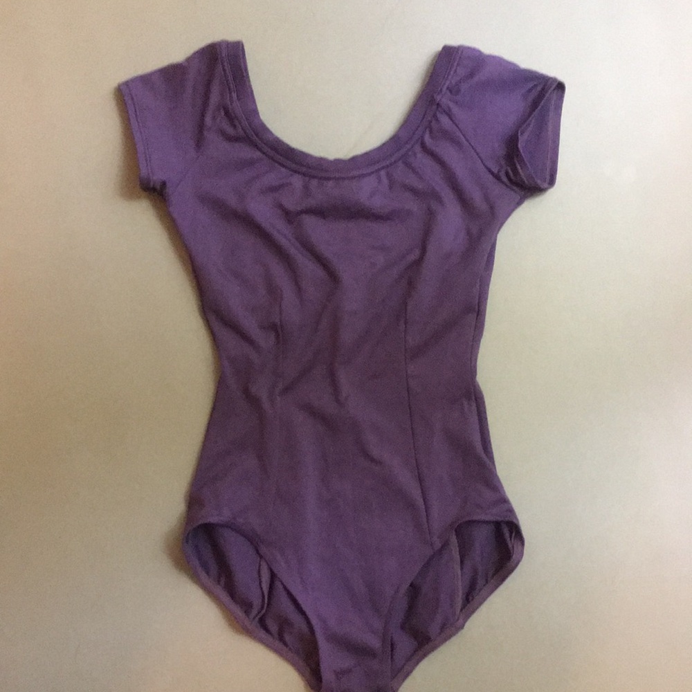 Princess seam Capezio purple leotard